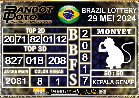 Prediksi Togel Brazil Pools 29 MEI 2024