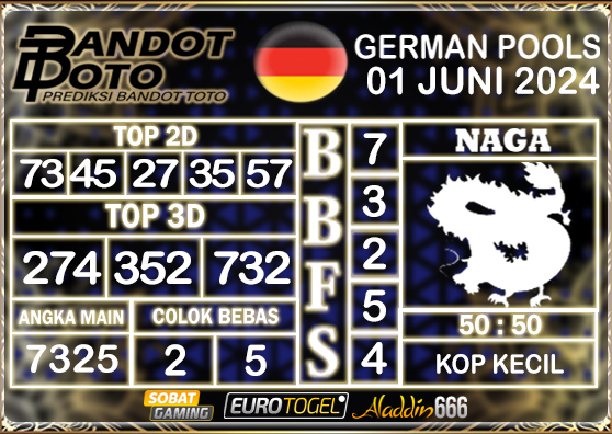 Prediksi Togel German Pools 01 JUNI 2024