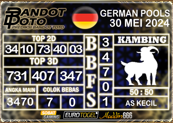 Prediksi Togel German Pools 30 MEI 2024