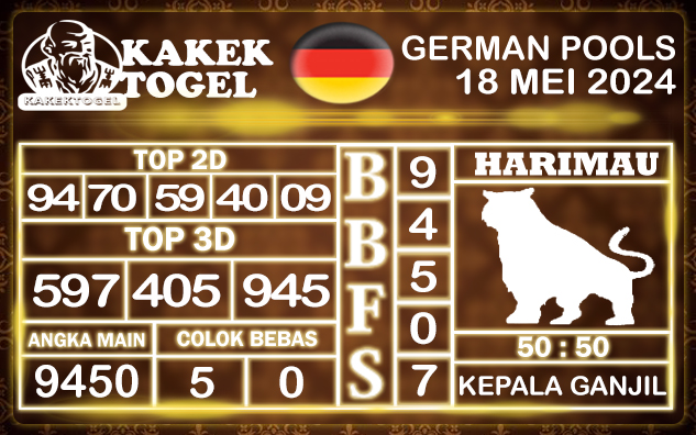 Prediksi Togel German Pools 18 Mei 2024