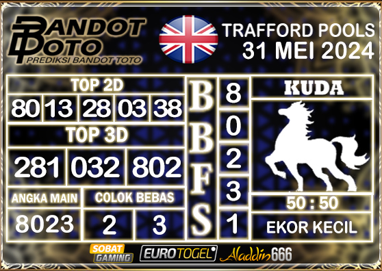 Prediksi Togel Trafford Pools 31 MEI 2024