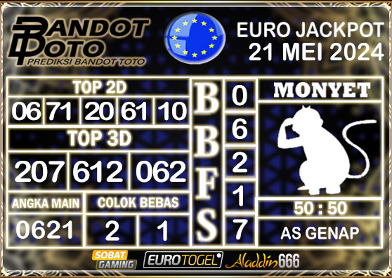 Prediksi Togel Euro Pools 21 MEI 2024