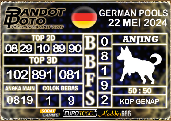 Prediksi Togel German Pools 22 MEI 2024