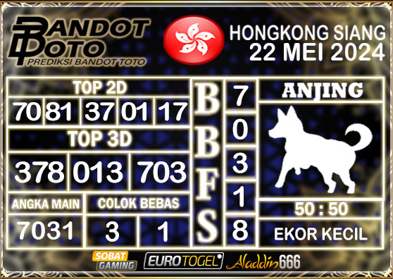 Prediksi Togel HK Siang 22 MEI 2024