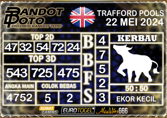 Prediksi Togel Trafford Pools 23 MEI 2024