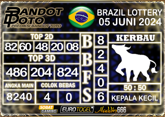 Prediksi Togel Brazil Pools 05 JUNI 2024