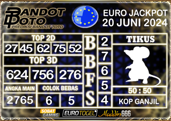 Prediksi Togel Euro Pools 20 JUNI 2024