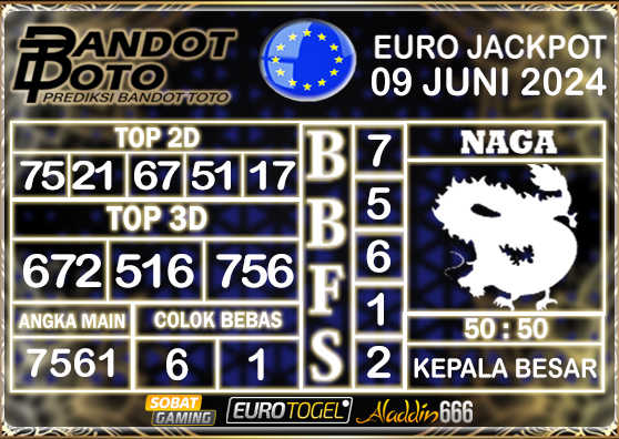 Prediksi Togel Euro Pools 09 JUNI 2024