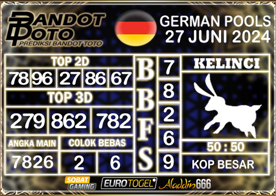 Prediksi Togel German Pools 27 JUNI 2024