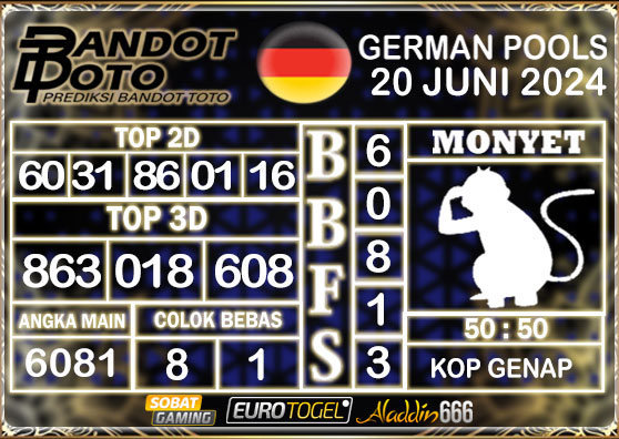 Prediksi Togel German Pools 20 JUNI 2024