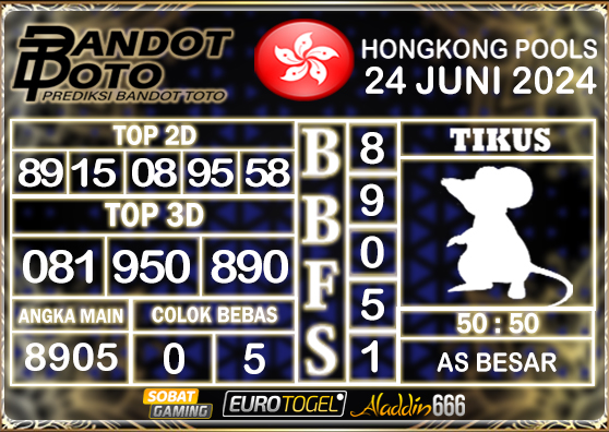 Prediksi Togel Hongkong Pools 25 JUNI 2024