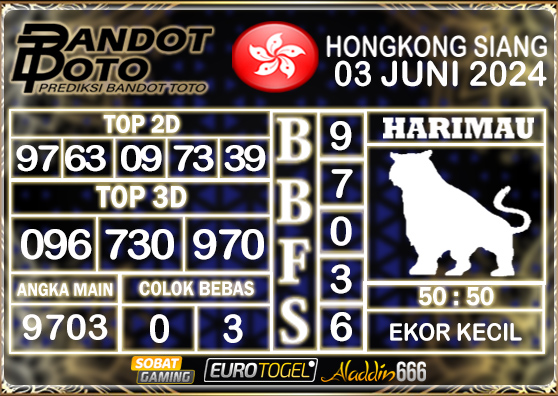 Prediksi Togel HK Siang 03 MEI 2024