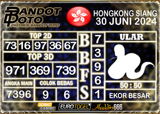 Prediksi Togel HK Siang 30 JUNI 2024