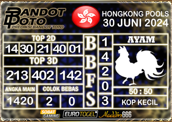 Prediksi Togel Hongkong Pools 30 JUNI 2024