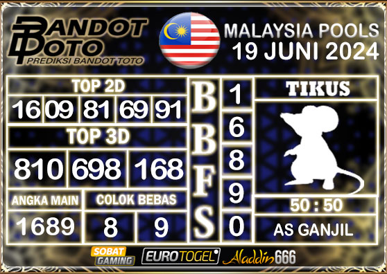 Prediksi Togel Malaysia 19 JUNI 2024