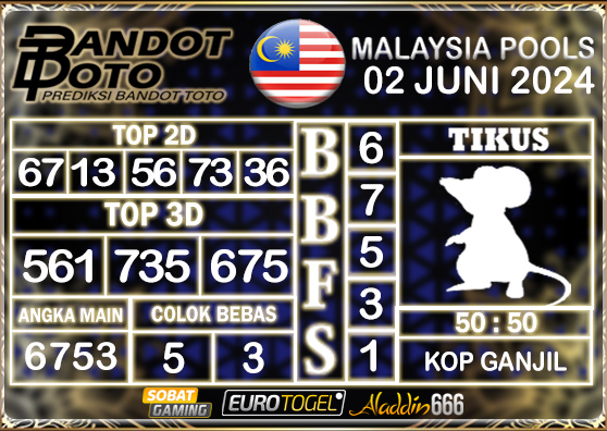 Prediksi Togel Malaysia 02 MEI 2024