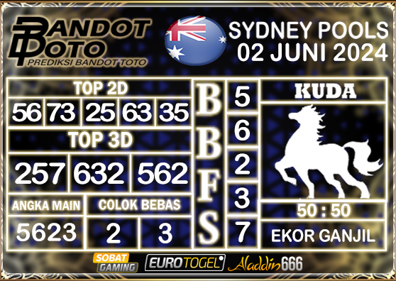 Prediksi Togel Sydney Pools 02 MEI 2024