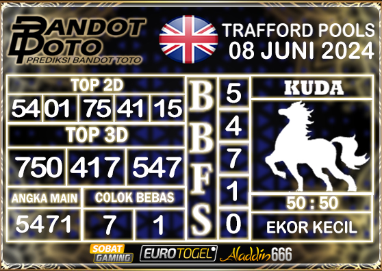 Prediksi Togel Trafford Pools 08 JUNI 2024