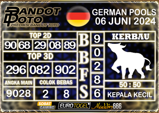 Prediksi Togel German Pools 06 JUNI 2024