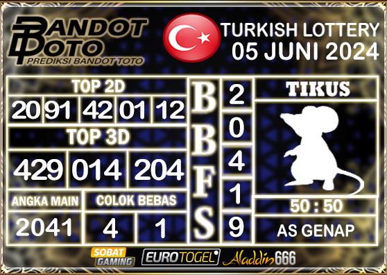 Prediksi Togel Turkey Pools 05 JUNI 2024