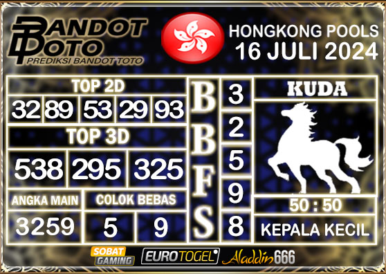 Prediksi Togel Hongkong Pools 16 Juli 2024