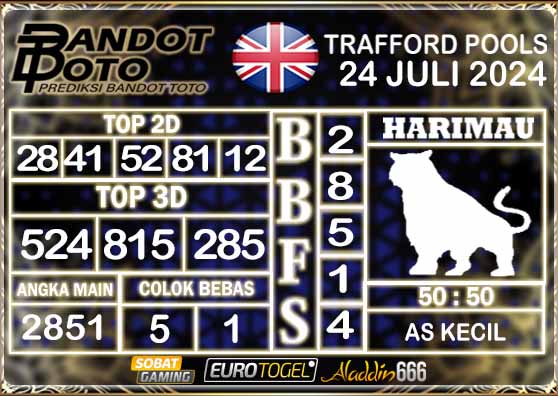 Prediksi Togel Trafford Pools 24 Juli 2024