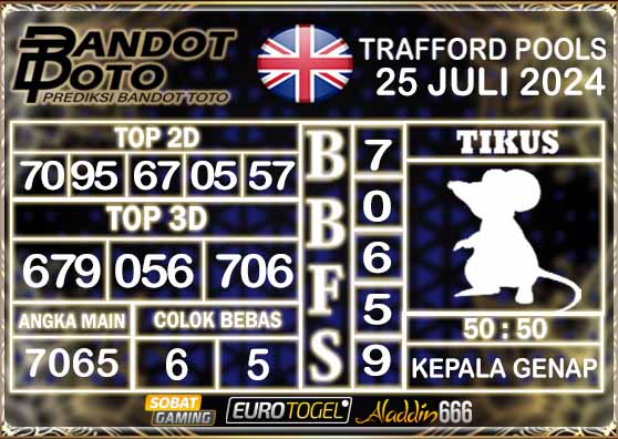 Prediksi Togel Trafford Pools 25 Juli 2024