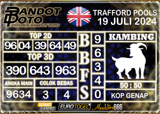 Prediksi Togel Trafford Pools 19 Juli 2024