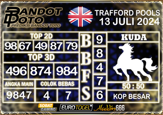 Prediksi Togel Trafford Pools 13 Juli 2024