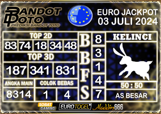 Prediksi Togel Euro Pools 03 Juli 2024