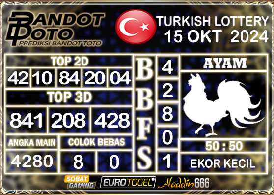 Prediksi Togel Turki Pools 15 OKTOBER 2024