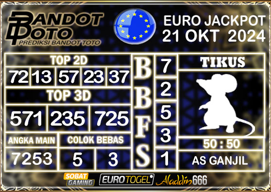 Prediksi Togel Euro Pools 21 OKTOBER 2024