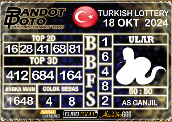 Prediksi Togel Turki Pools 18 OKTOBER 2024